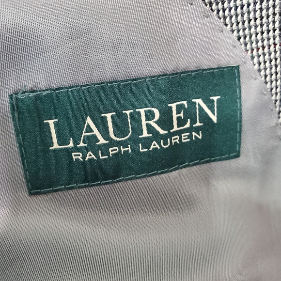 Lauren Ralph Lauren Mens Light Gray 2 Button Blazer Sports Coat Size 39R - Picture 7 of 12